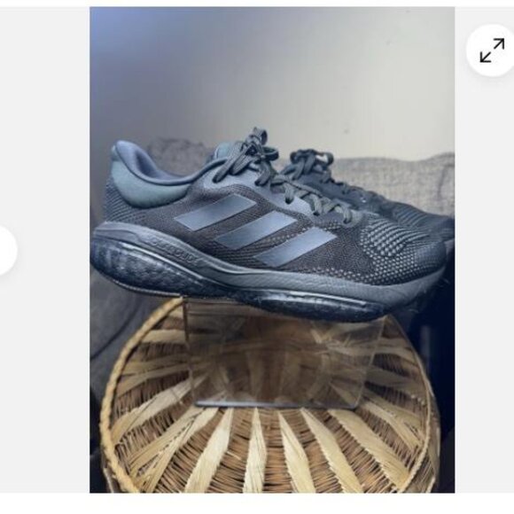 Wmns Adidas Solar Glide 5 Boost Athletic Shoe / Black / GX5494 / Sz 8 - Picture 11 of 12